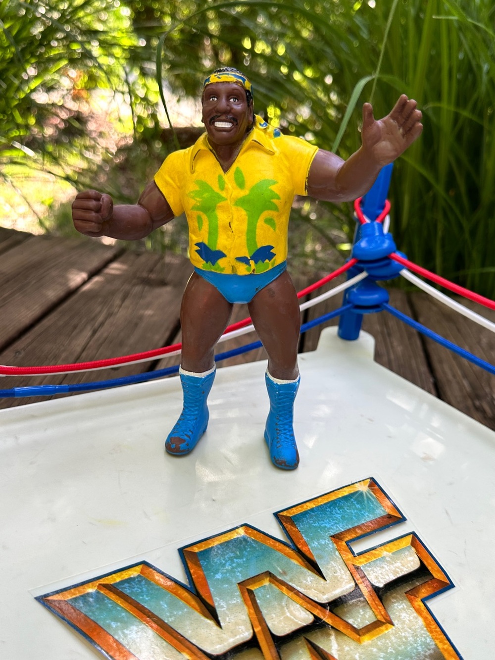 Vintage 1986 LJN WWF WWE SD Special Delivery Wrestling Action Figure